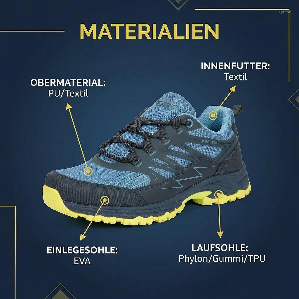 Zapatillas de trail Trespass Corey para hombre - Midnight Blue 4/7