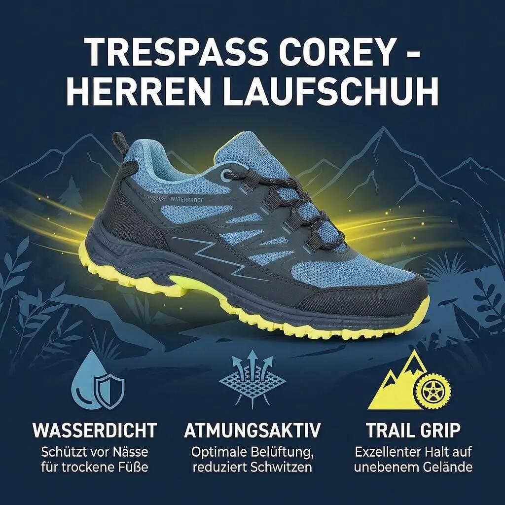 Zapatillas de trail Trespass Corey para hombre - Midnight Blue 3/7
