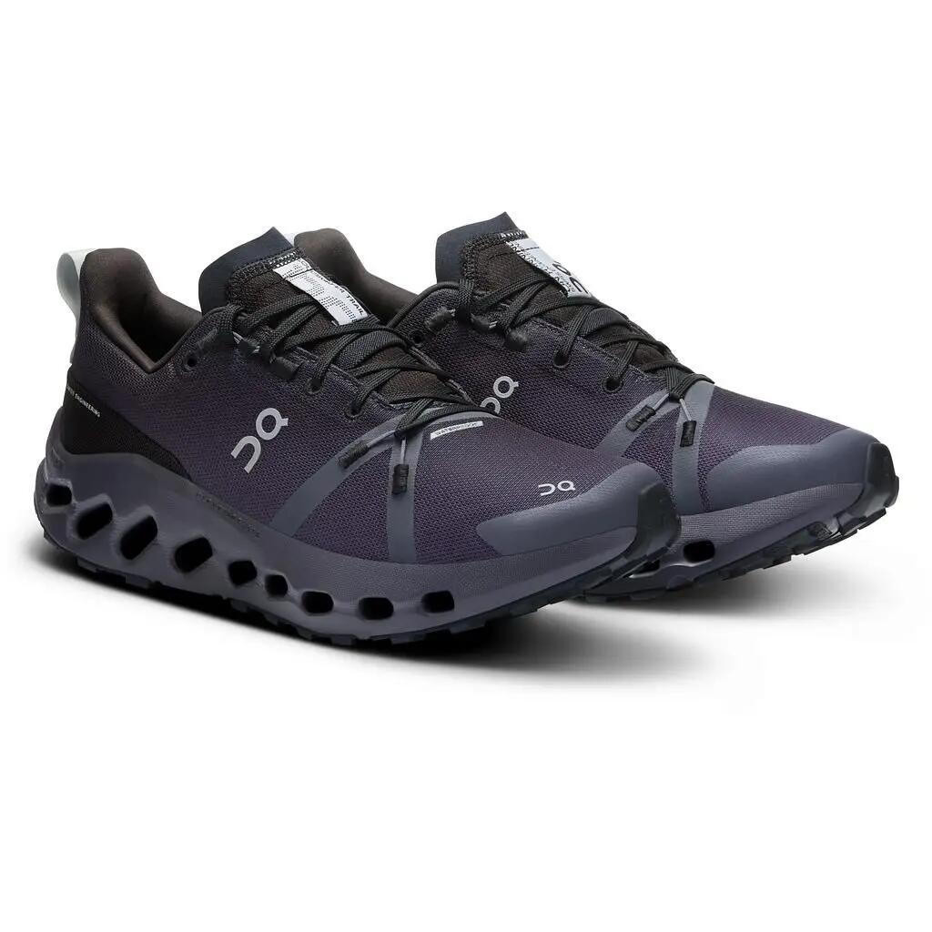 Damen - Laufen - Wasserdichte Trail-Schuhe - Cloudsurfer Waterproof - Schwarz. 3/6