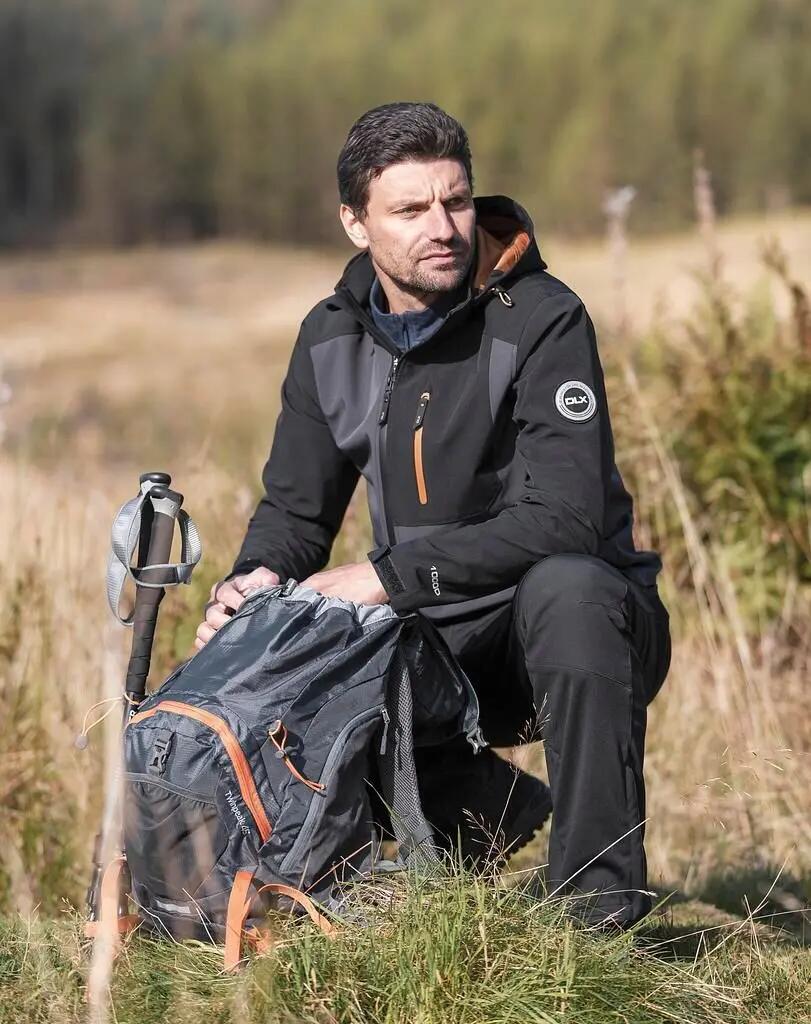 Unisex - Trekking - Rucksack - 45L, Airflow, Regenschutz - TWINPEAK - Grau. 6/7