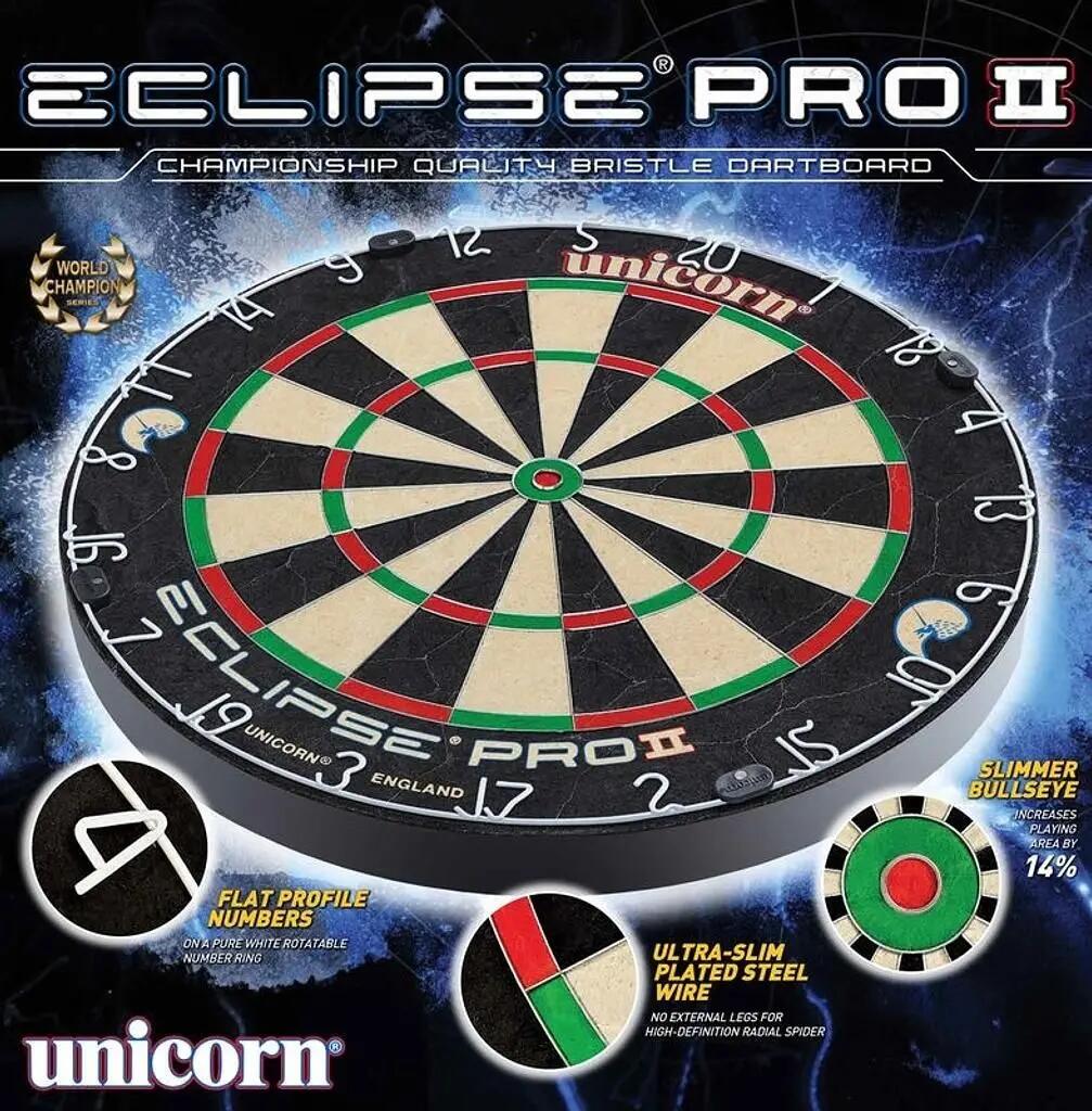 Cible - Darts - Sans agrafes, surface agrandie - Eclipse Pro 2 4/7