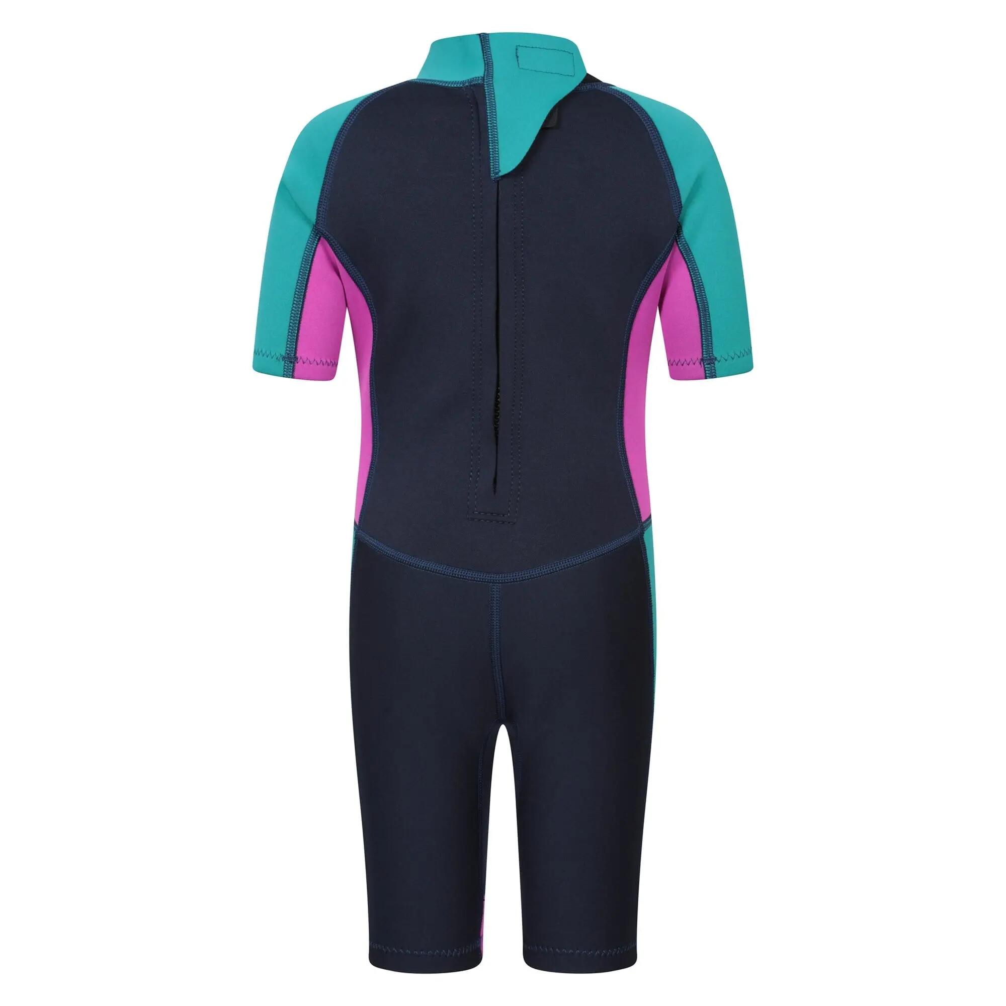 Kinder Surfen Shorty Neoprenanzug 2,5 mm Easy-Glide-Reißverschluss 3/8