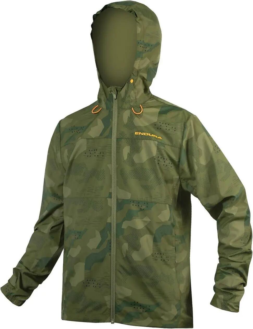 Endura Hummvee Camo Windbreaker Jacket Green 1/7