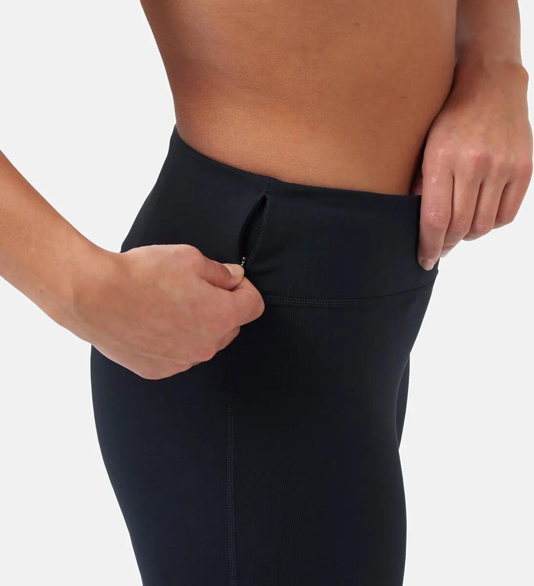 Odlo Zeroweight Women's Running Tights, Black 5/7