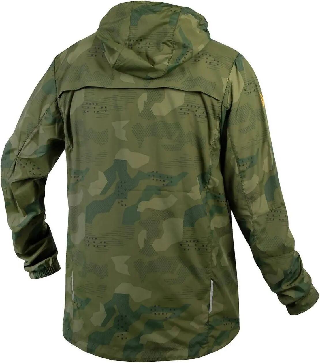 Endura Hummvee Camo Windbreaker Jacket Green 2/7