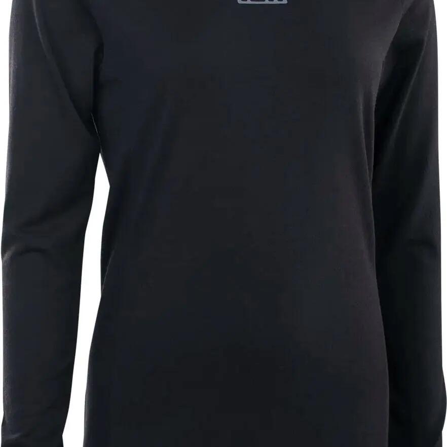 ION Women's Long Sleeve Merino MTB Jersey Black