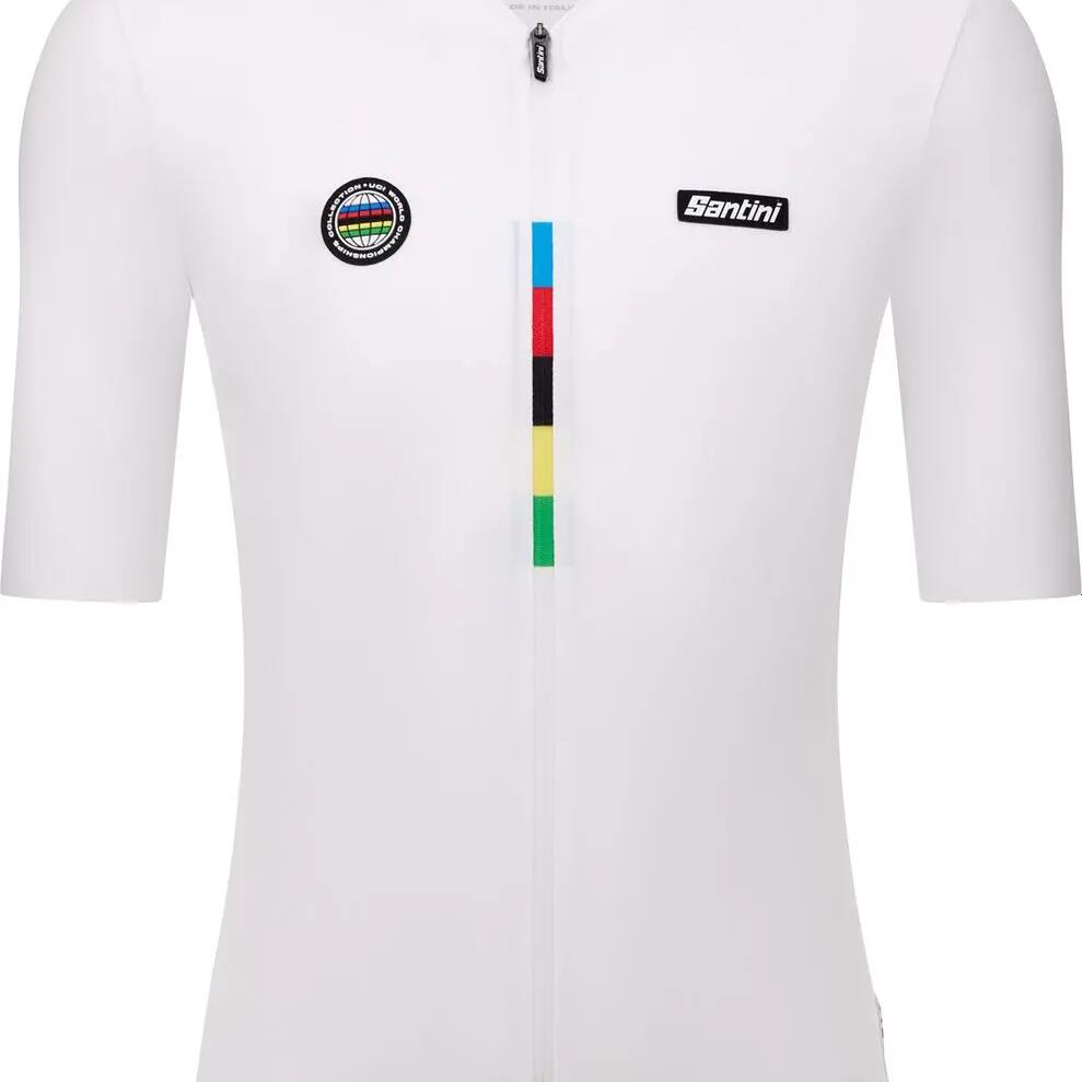 Santini Mondo UCI Short Sleeve Jersey White