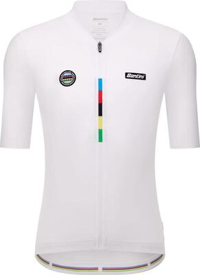 Santini mondo uci trui met korte mouwen wit
