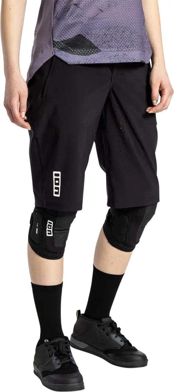 ION Scrub MTB Shorts Schwarz Damen 3/4