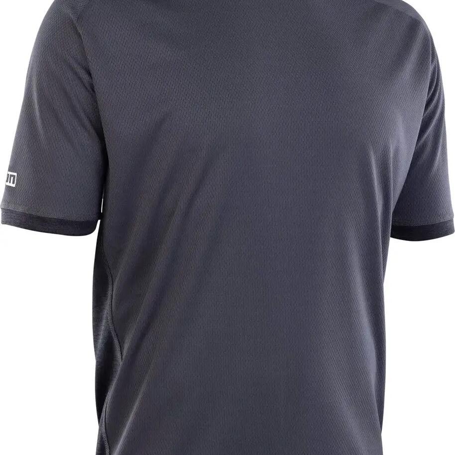 ION Logo Tech Black Men's short sleeve MTB jersey