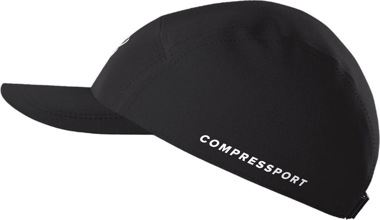 Boné de corrida 5 painéis preto corrida Unisex Preto Compressport 2/4
