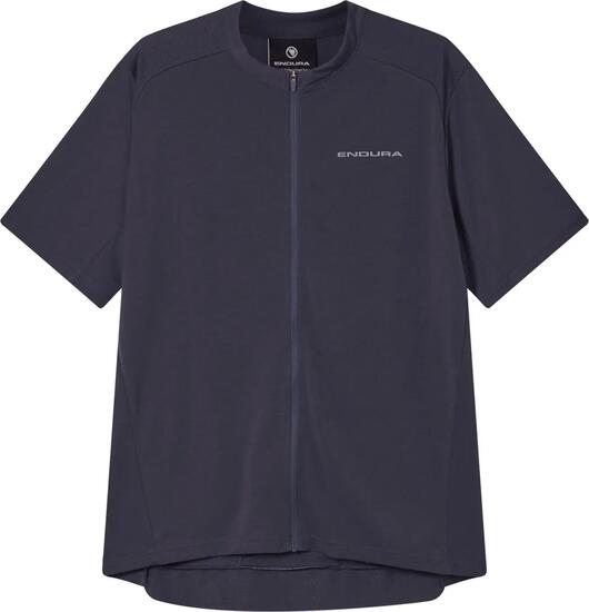 Maillot Manches Courtes Endura Loop Gris Foncé Homme