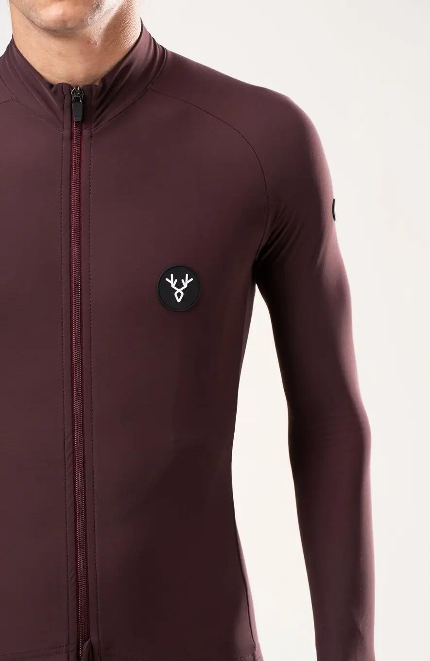 Maglia LeBram Off-Road mezza stagione a maniche lunghe Bordeaux 4/7
