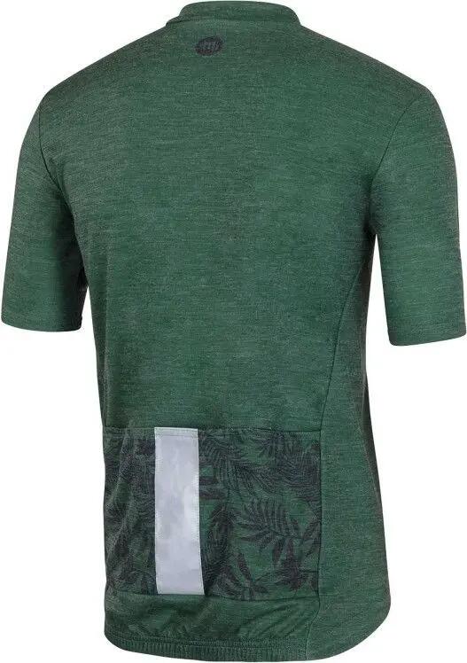 MB Wear Naturaleza Azul Grava Maillot de manga corta Hoja Verde 2/3