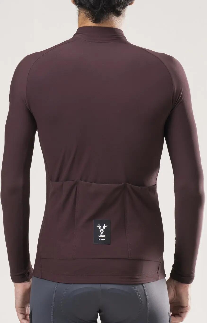 Maglia LeBram Off-Road mezza stagione a maniche lunghe Bordeaux 2/7