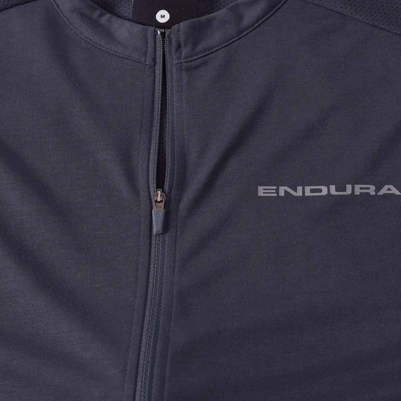 Maillot Manches Courtes Endura Loop Gris Foncé Homme 3/4