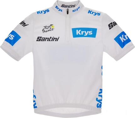 Maillot Manches Courtes Santini Tour de France Meilleur Jeune Enfant