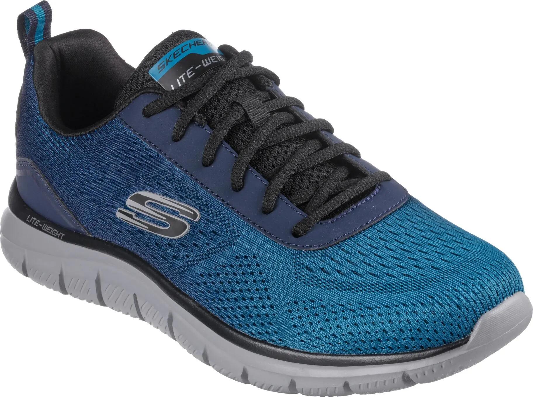 Skechers Track Ripkent blauwe trainingsschoenen voor heren 5/5