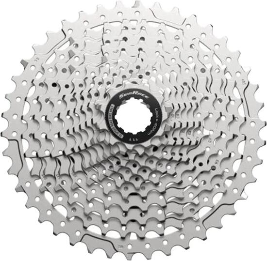 SUNRACE CS-RZ800 12V Argento Cassetta MTB