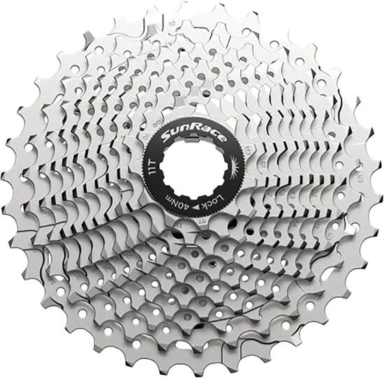 Cassette VTT SunRace CSRX11 11 Vitesses Argent