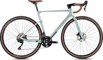 Bh gravel x evo 2.0 at gravelfiets met shimano grx 10-speed versnellingen, groen