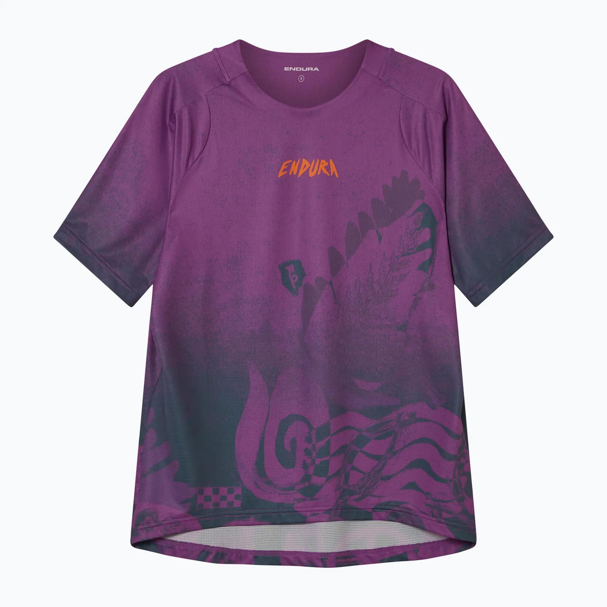 Endura Singletrack dames T-shirt korte mouw paars XL 6/7