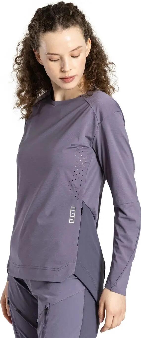 Maillot VTT manches longues ION Scrub AMP BAT Violet Femme 5/5