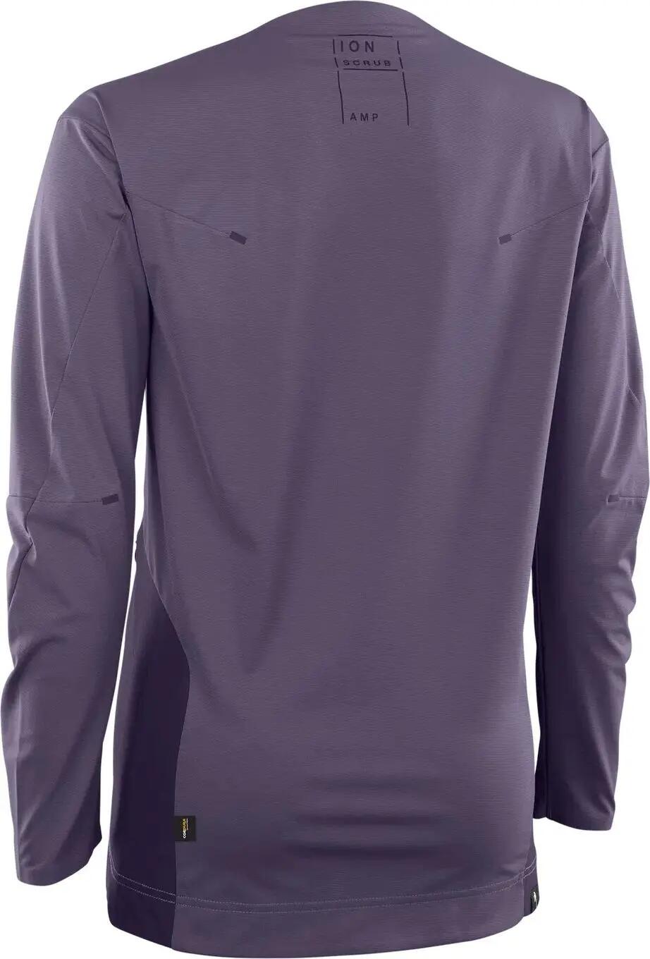 Maillot VTT manches longues ION Scrub AMP BAT Violet Femme 2/5