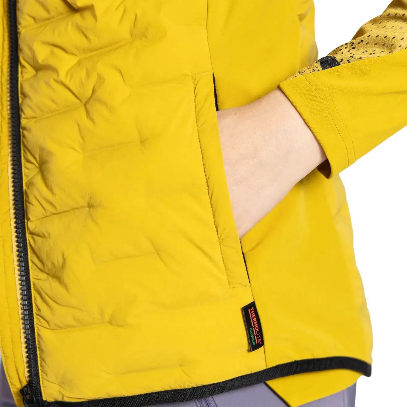 ION Thermolite Hybrid Shelter Yellow Women's Cycling Vest 3/6