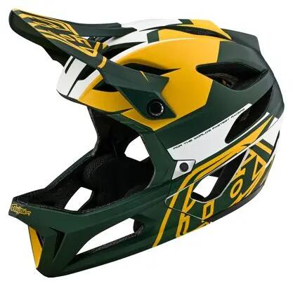 Casque Integral Troy Lee Designs Stage Mips Vector Vert/Jaune 7/7