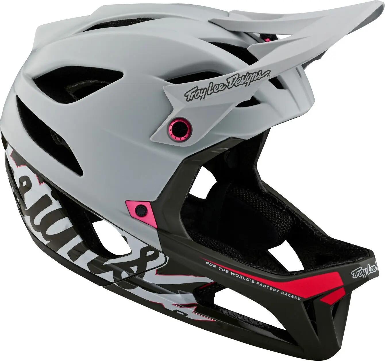 Casque Intégral Troy Lee Designs Stage Mips Signature Gris 6/7