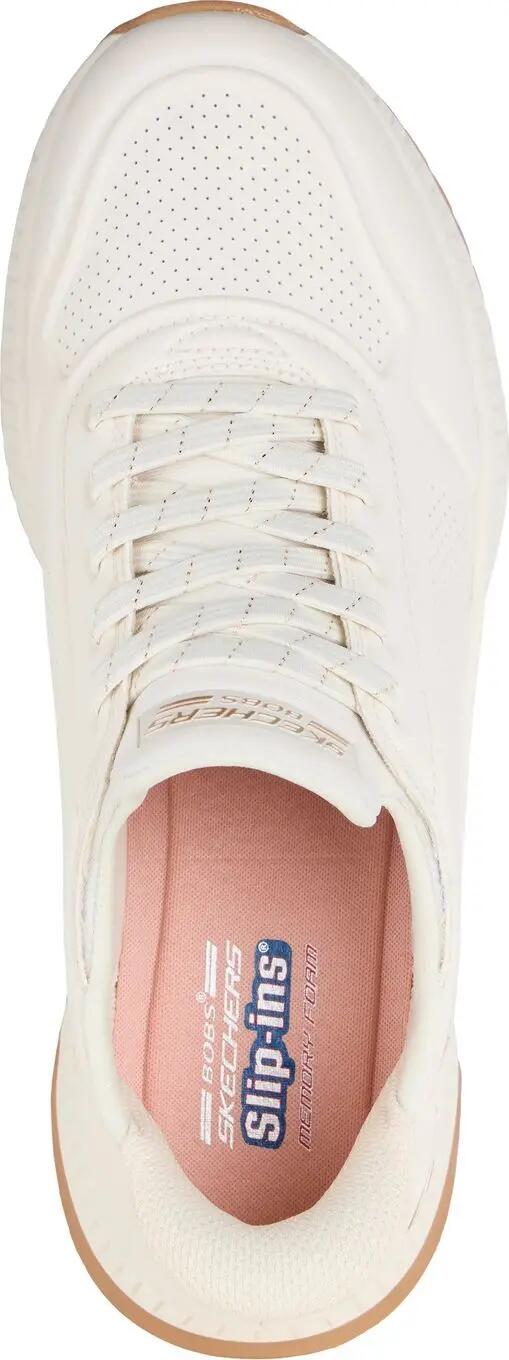 Scarpe lifestyle Skechers Slip-ins Bobs Squad 4 Key Look bianche da donna 3/5