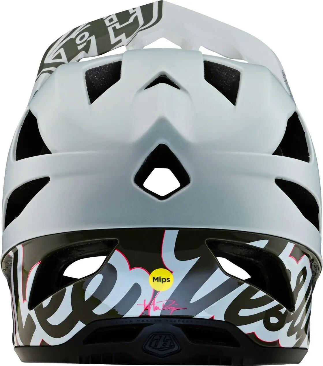 Casque Intégral Troy Lee Designs Stage Mips Signature Gris 3/7