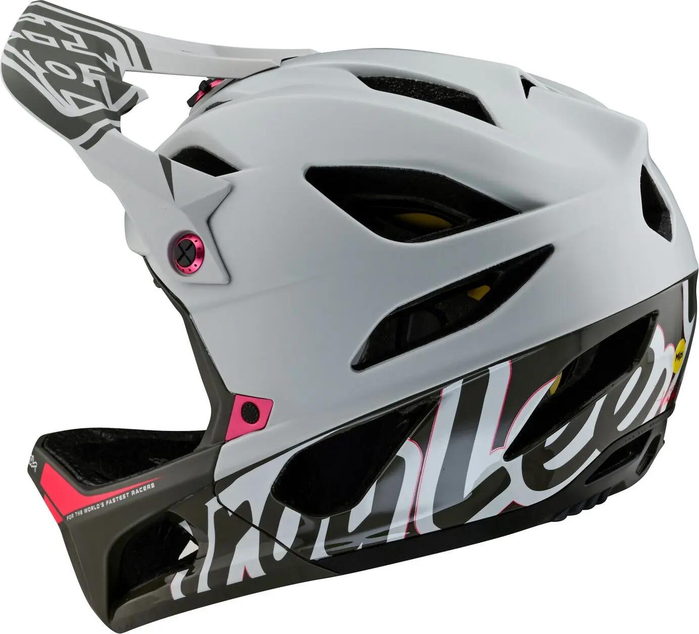 Casque Intégral Troy Lee Designs Stage Mips Signature Gris 2/7