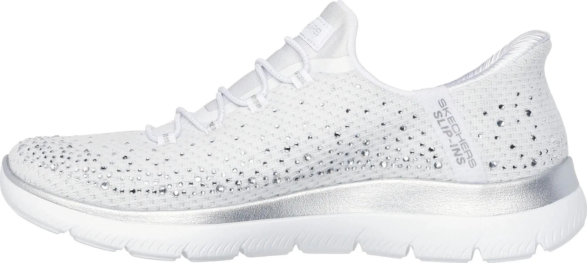 Sapatos Lifestyle Skechers Slip-ins Summits Brilliant Shine Brancos para Mulher 2/5