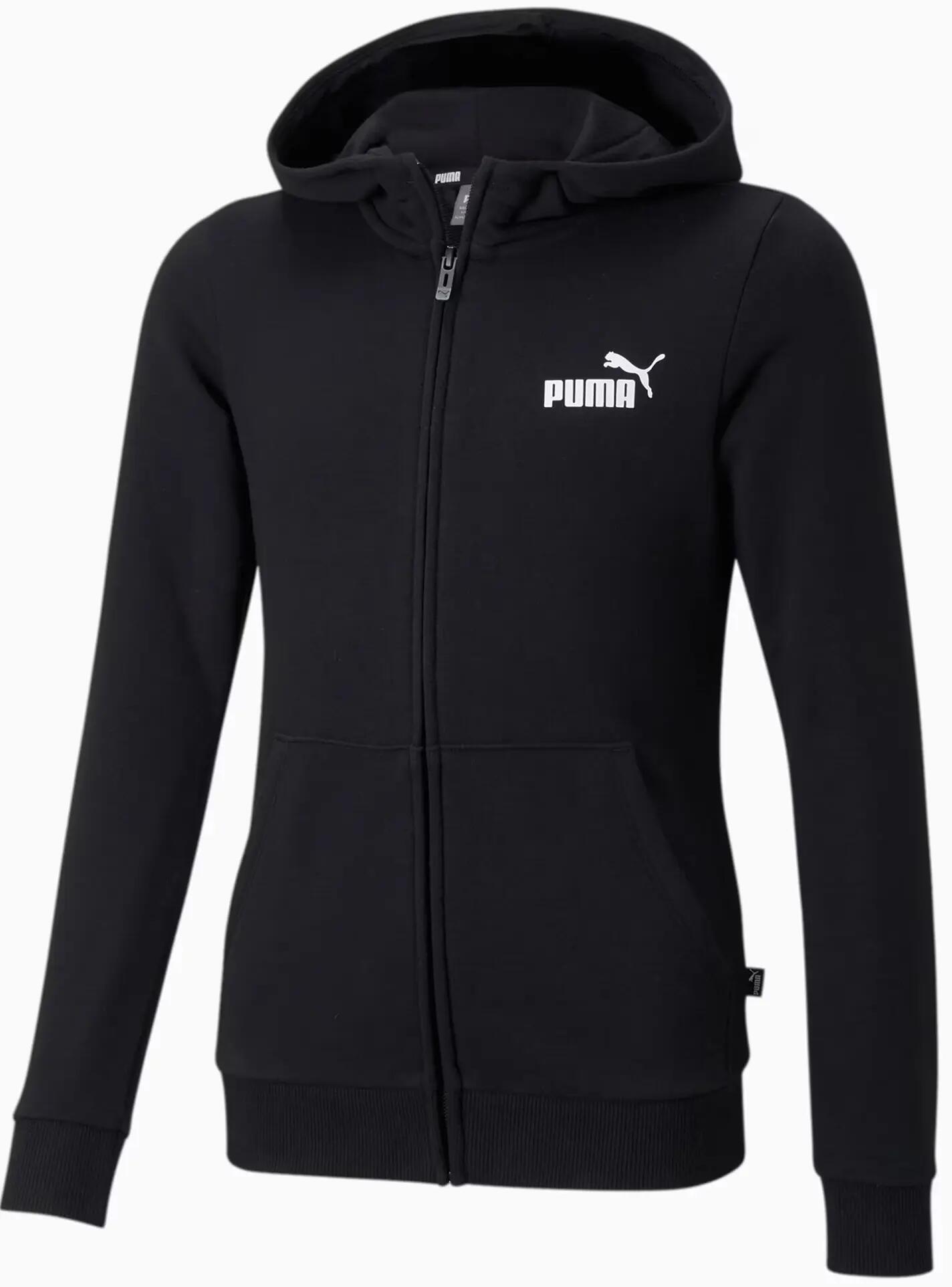 PUMA BLUZA DRESOWA ROZPINANA Z KAPTUREM 152 3/5
