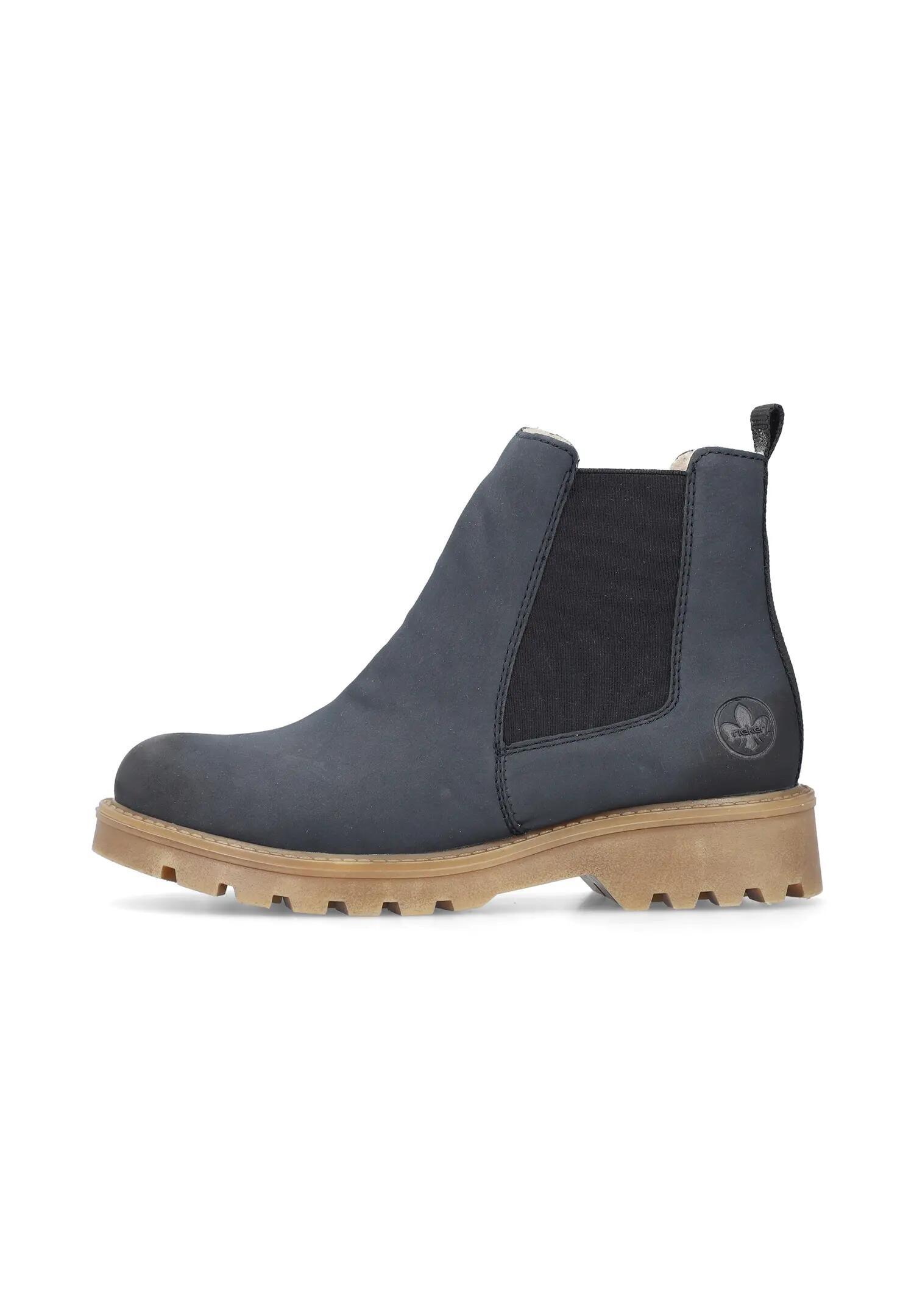 Rieker Damen 73250 14Chelsea Boots Blue 3/5