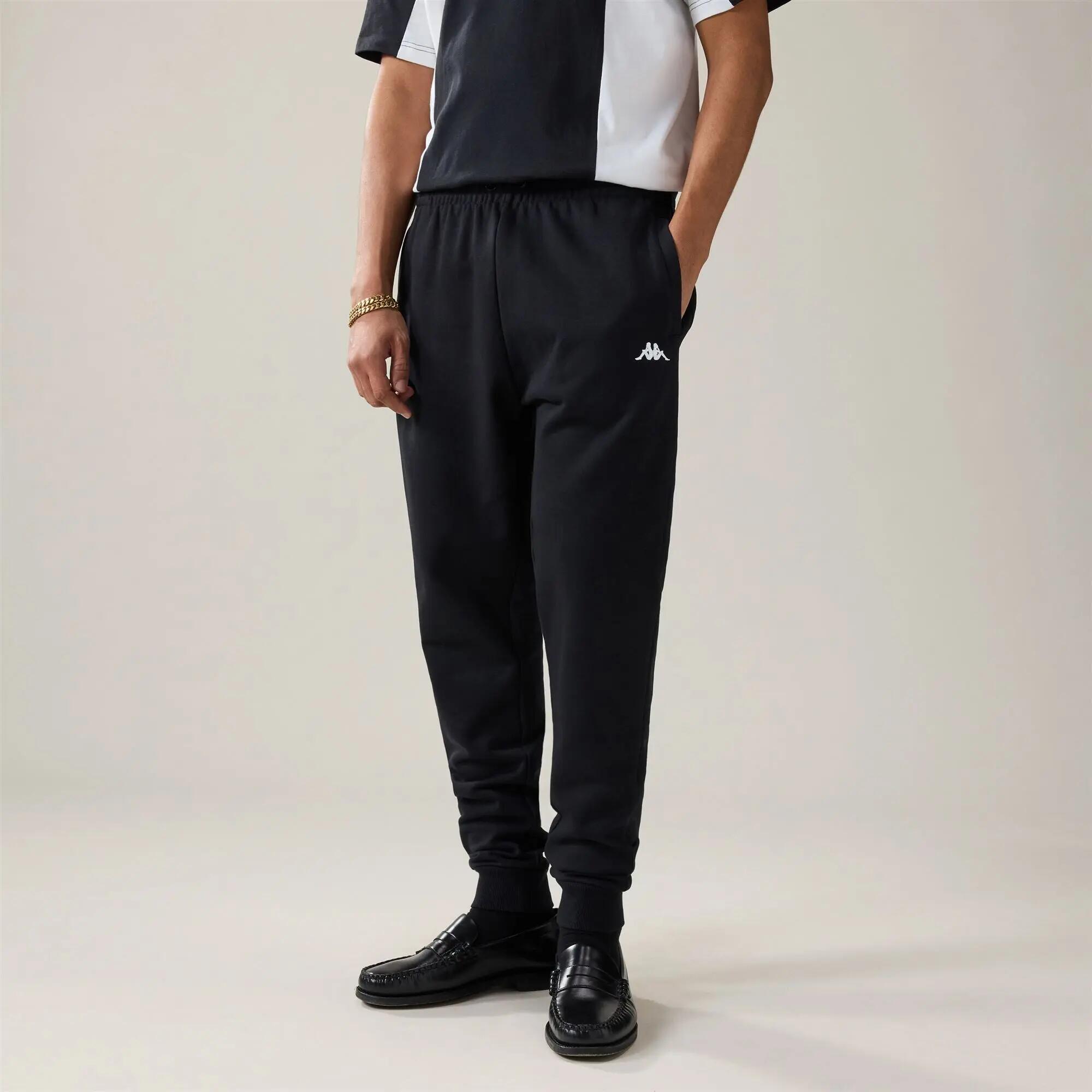 Pantalon de survêtement pour homme noir pour streetwear sportif 4/5