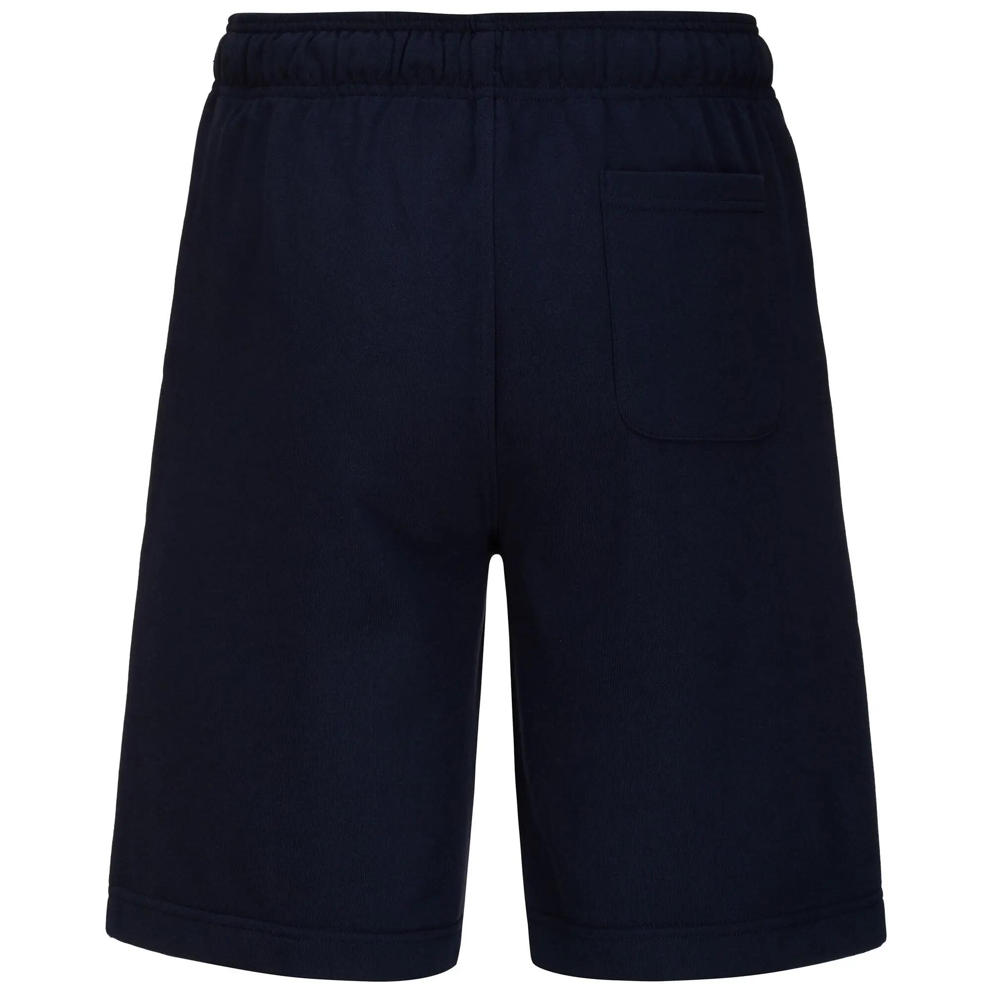 Pantaloncini sportivi da uomo in cotone blu da palestra 3/4