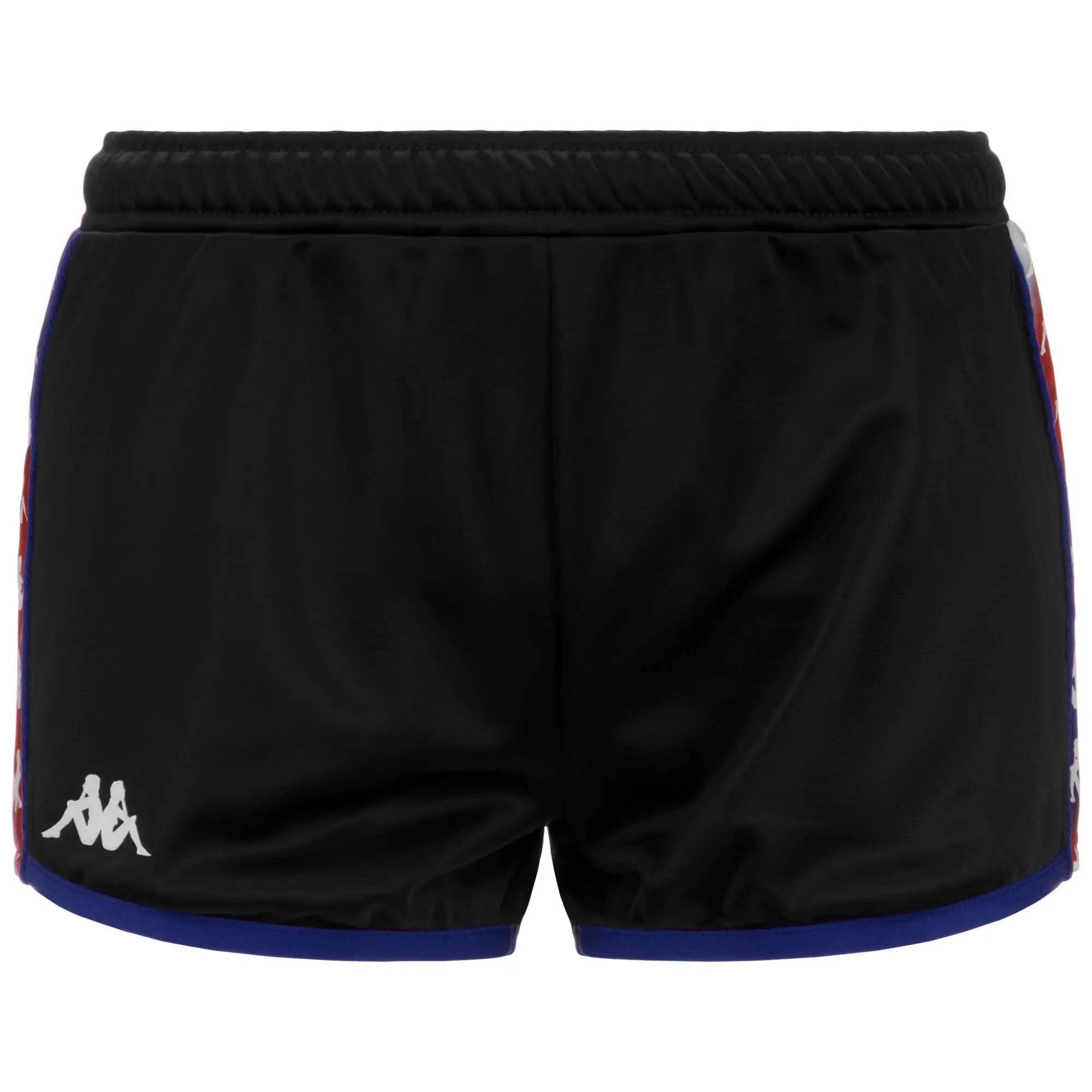 Pantaloncini sportivi da donna in poliestere nero da sport street 2/7