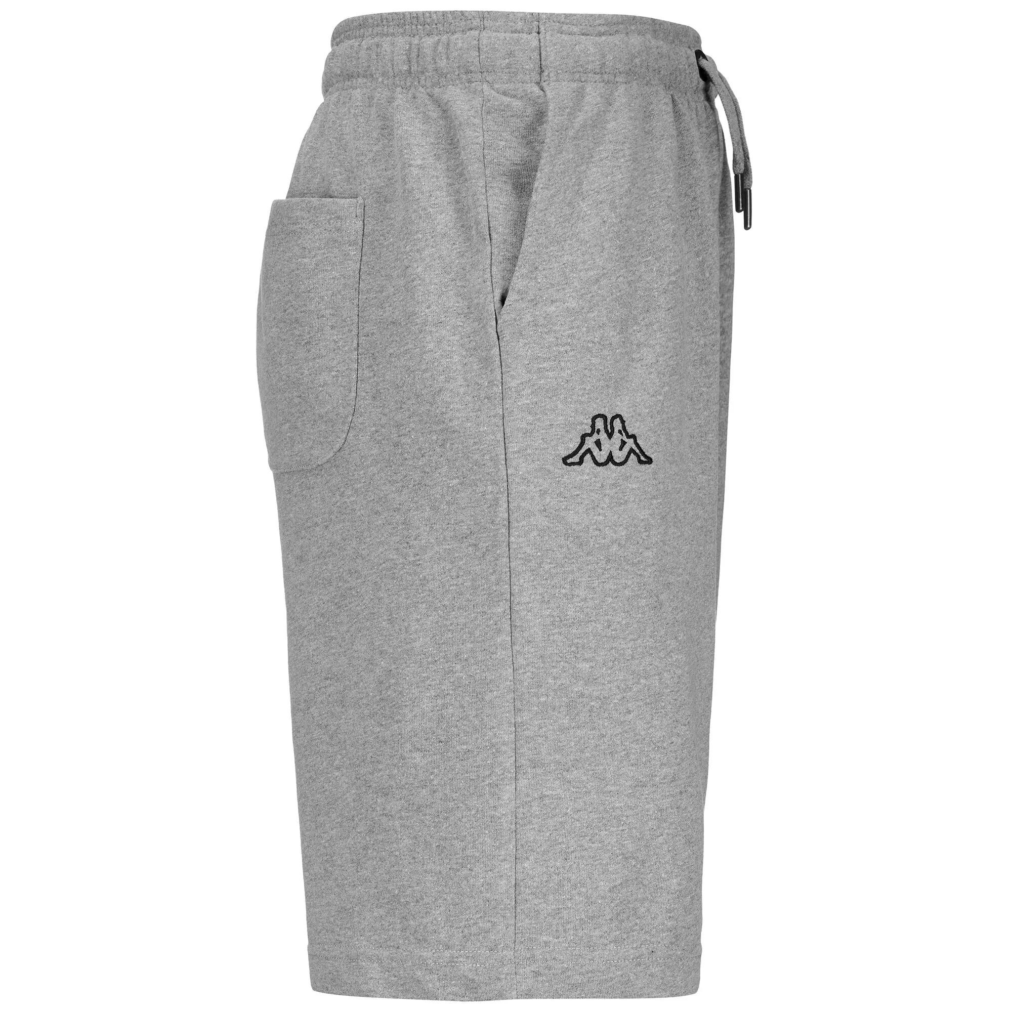 Pantaloncini sportivi da uomo in cotone grigio da palestra 2/5