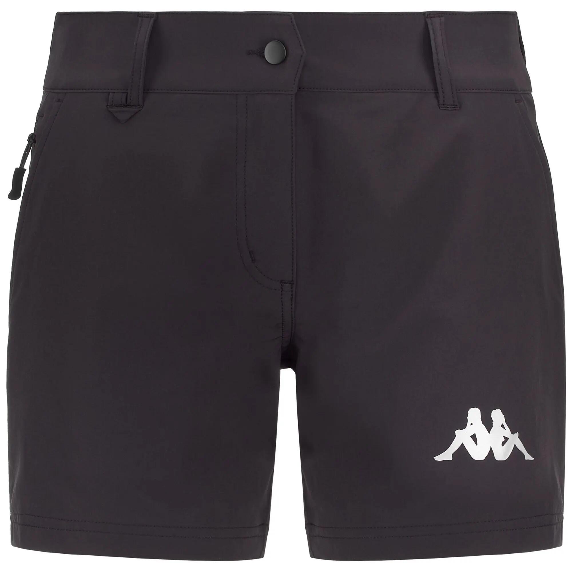 Pantaloncini sportivi da donna in nylon marrone da outdoor 2/7