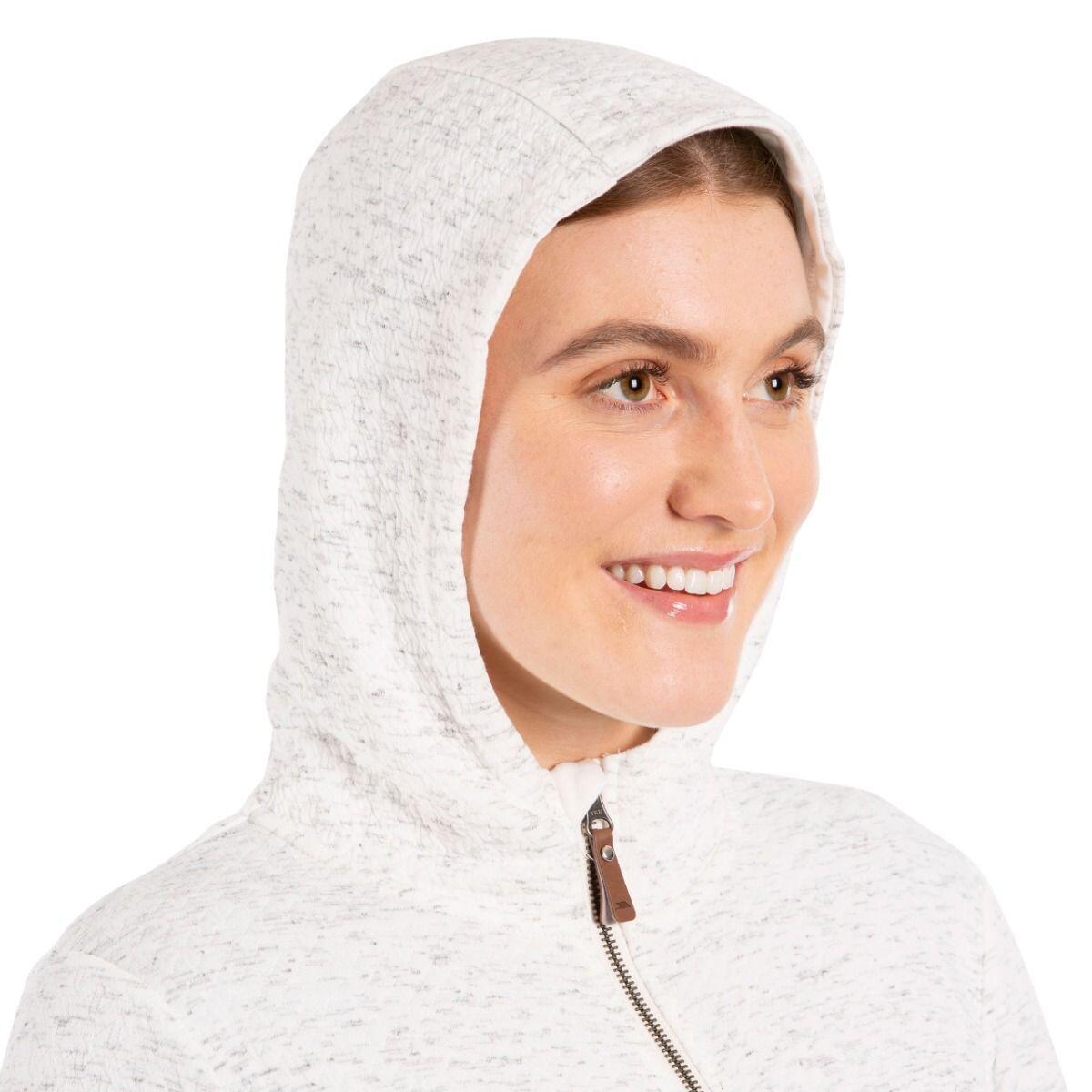 Sudadera blanca cremallera online mujer