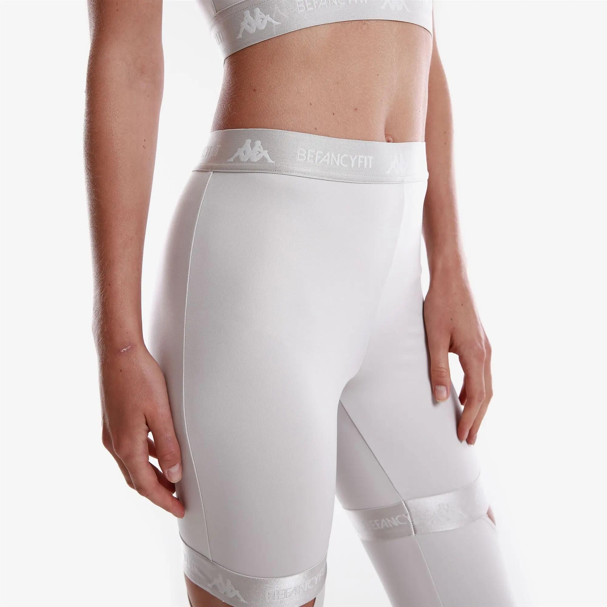 Pantaloni tuta da donna in nylon grigio da sport street 6/7