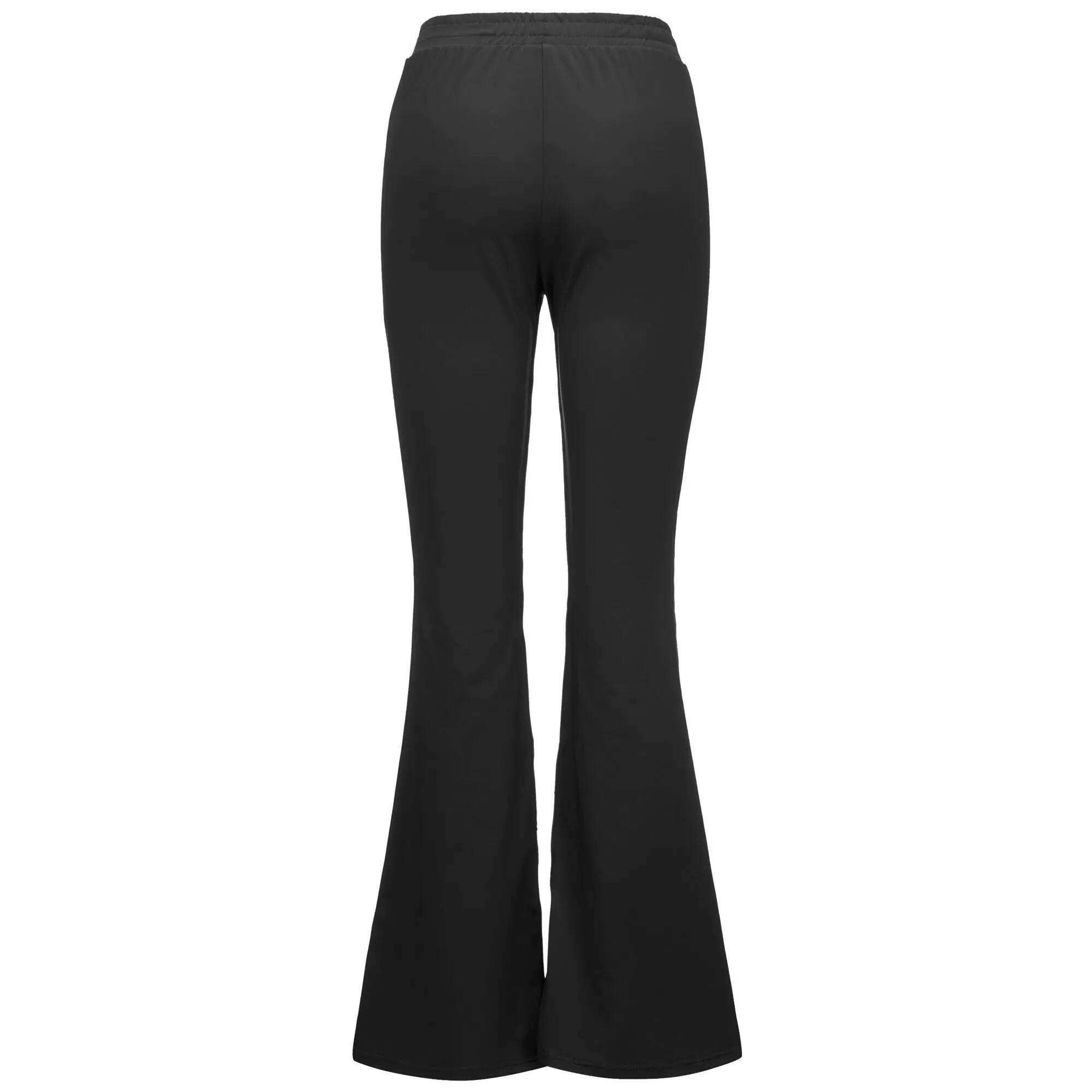 Pantaloni tuta da donna in poliestere grigio da sport street 3/5