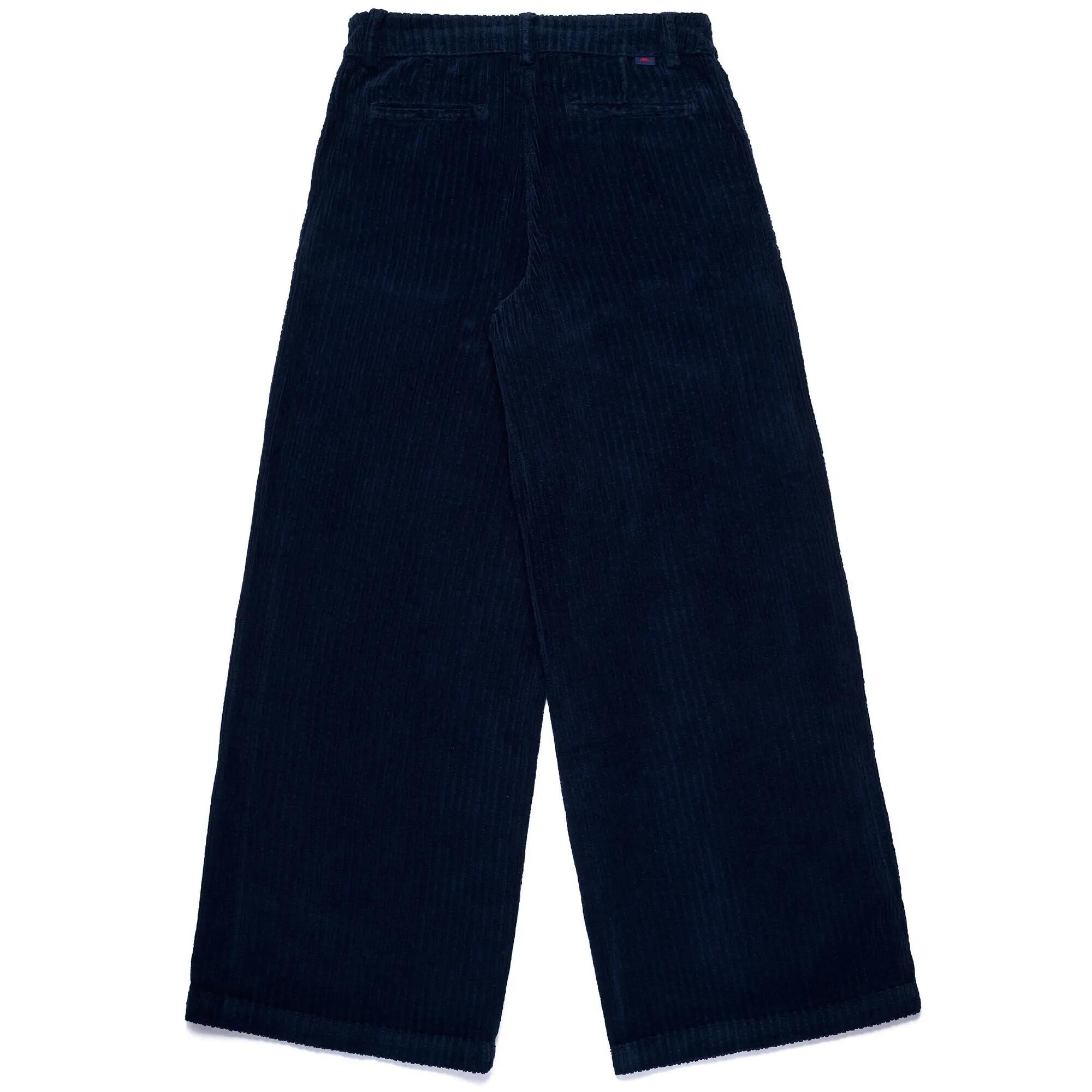 Pantaloni da donna in cotone blu da casual 2/2