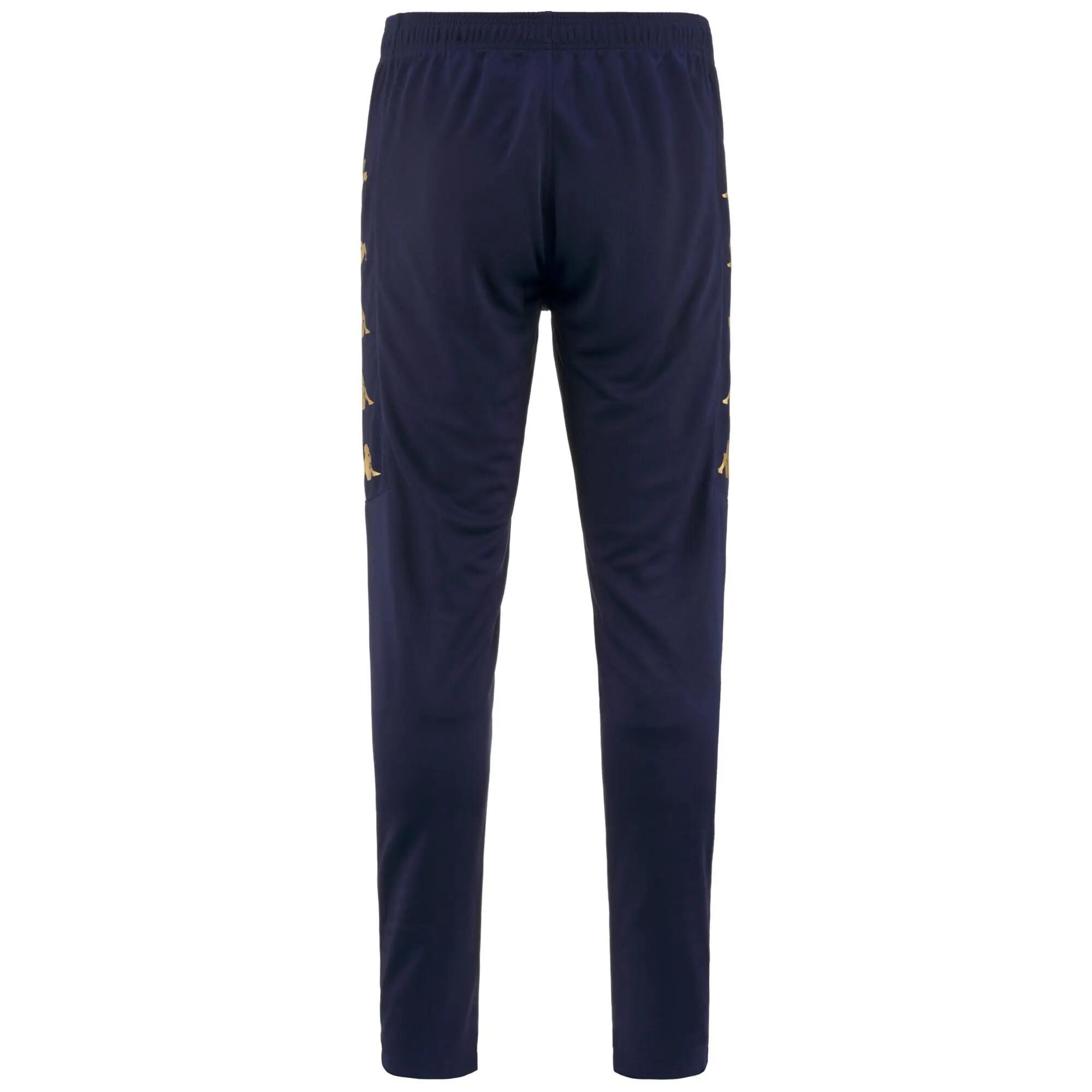 Pantaloni tuta da bambino in poliestere blu da calcio 3/3