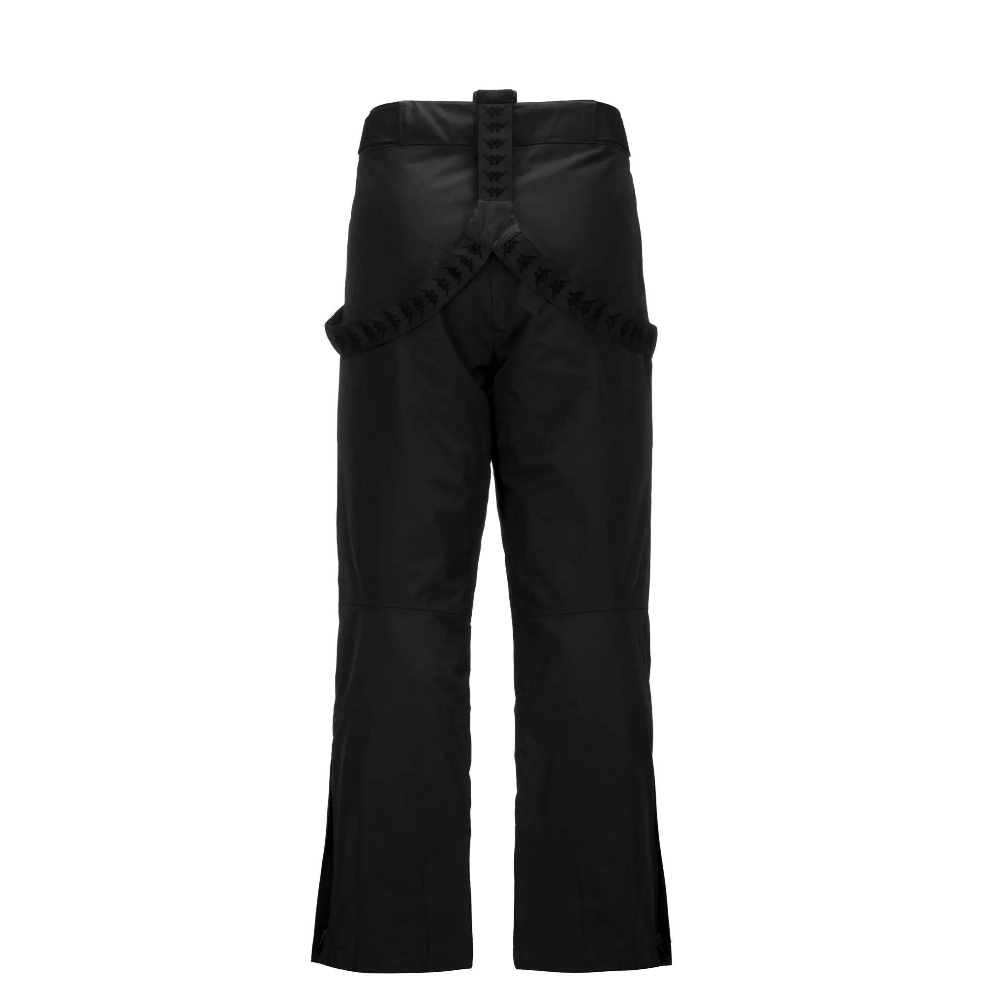 Pantalon de survêtement pour homme / femme noir pour ski 3/4