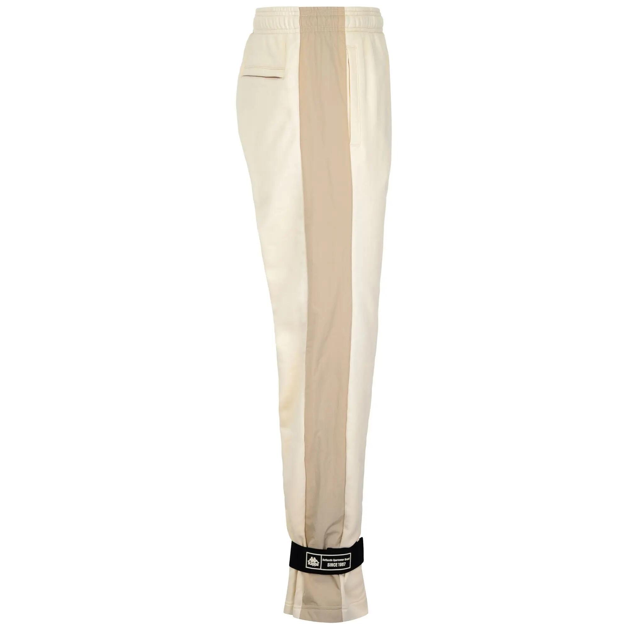 Pantaloni tuta da uomo in cotone bianco da sport street 2/4