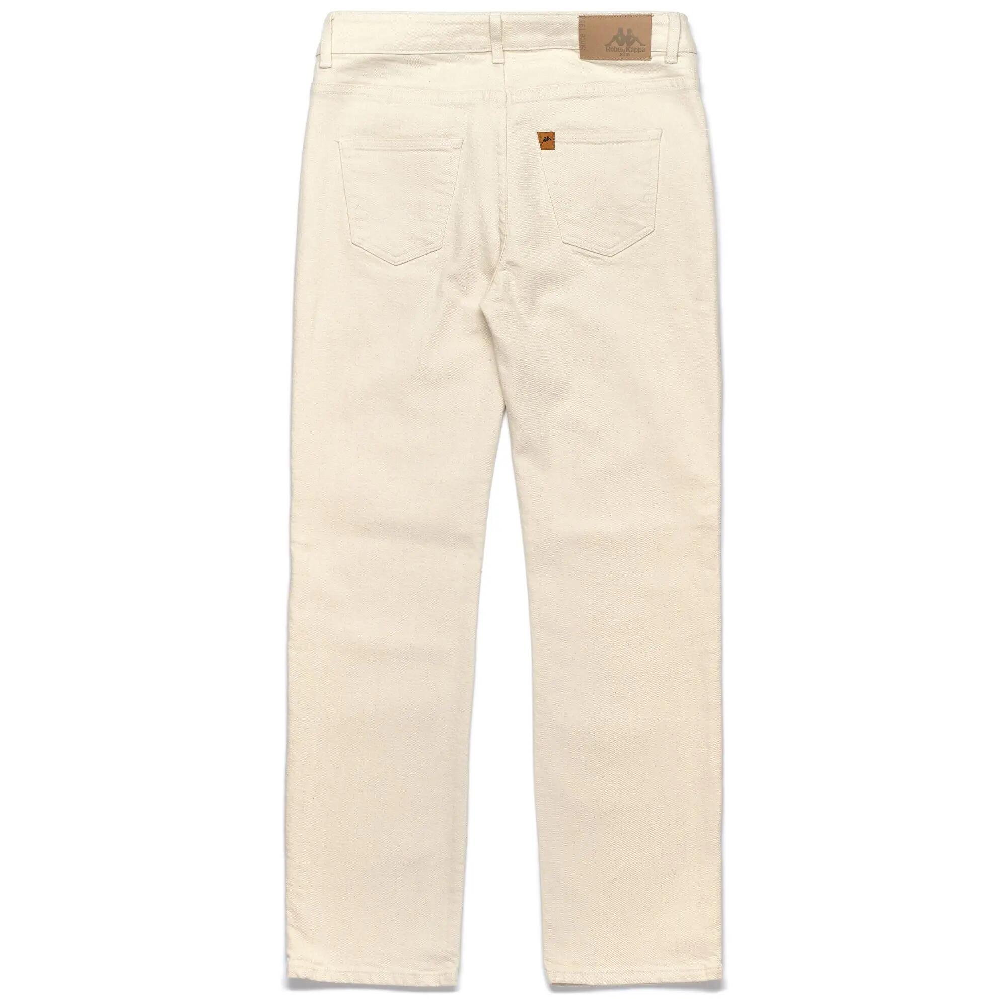 Pantaloni da donna in cotone beige da jeans 2/2